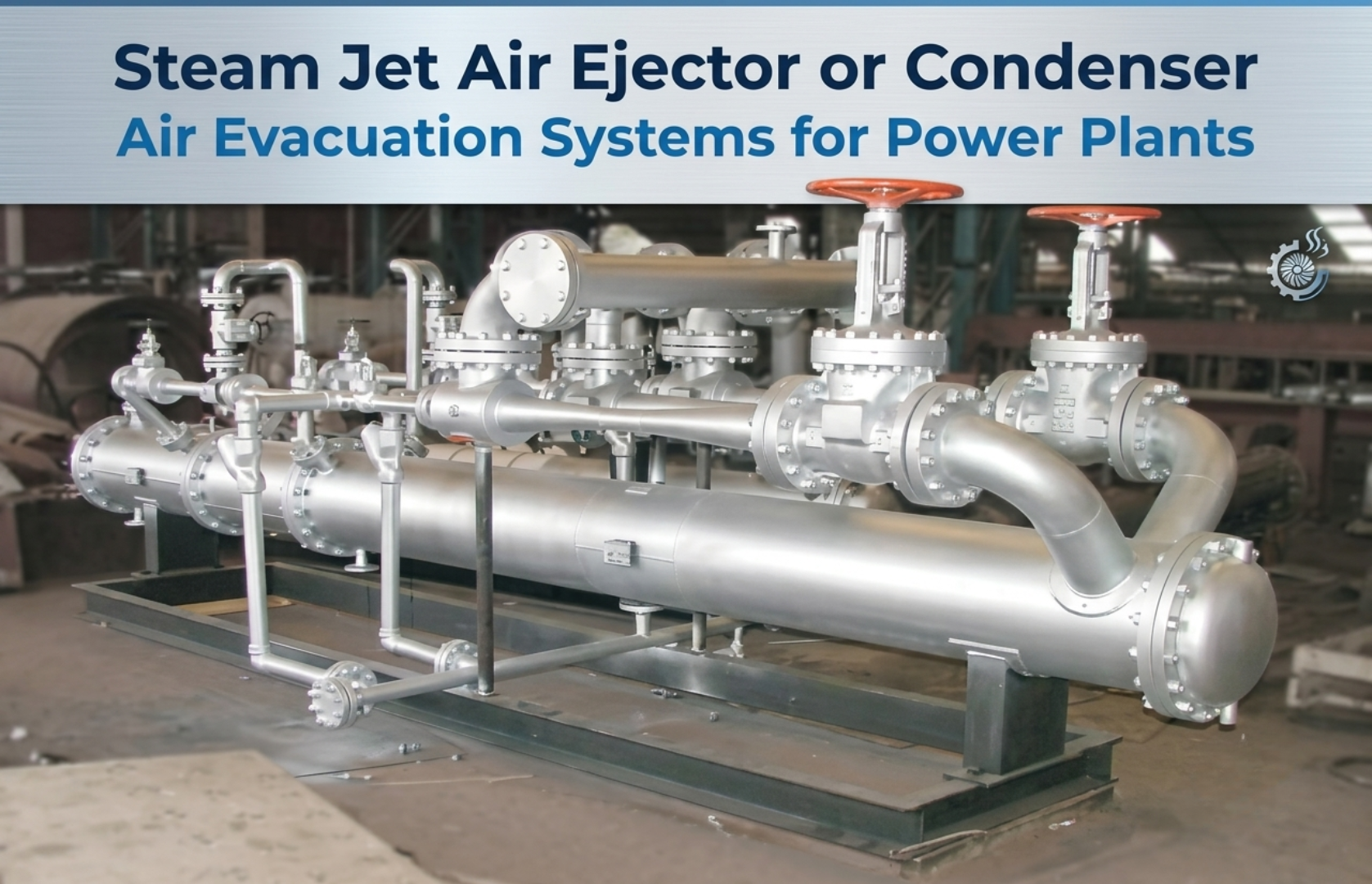 Steam Jet Air Ejector or Condenser Air Evacuation Systems