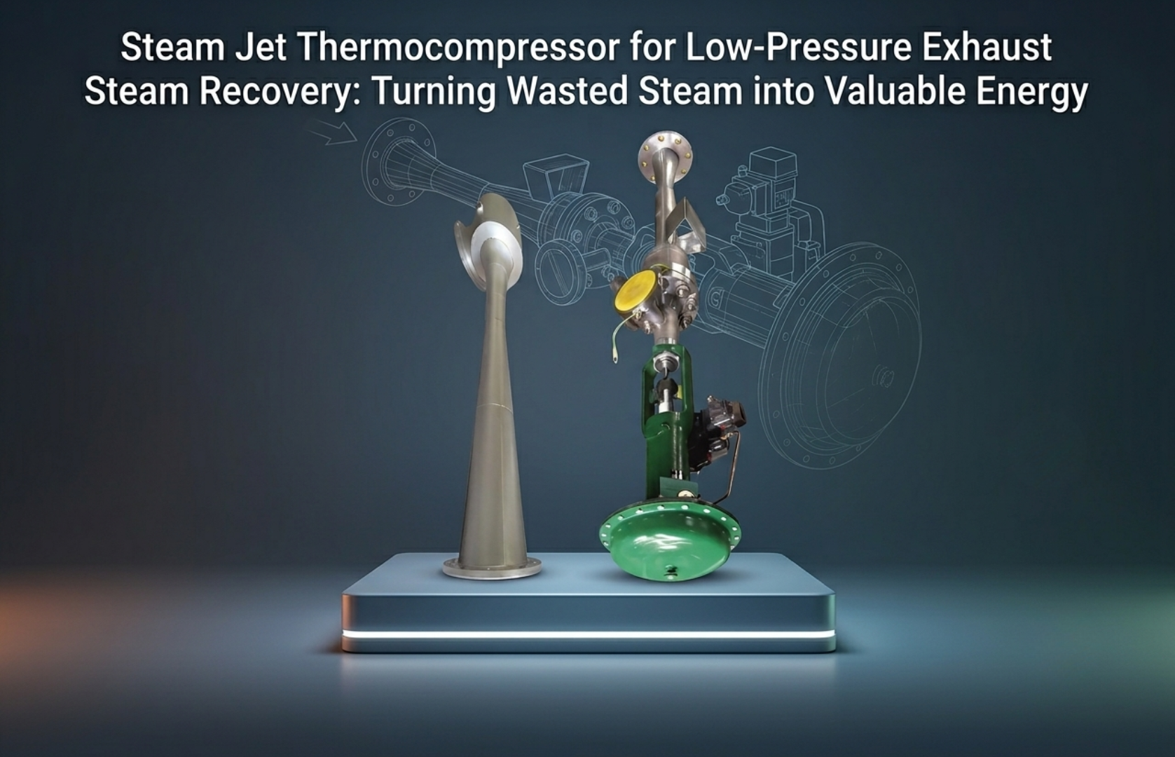 Steam Jet Thermocompressor for Low-Pressure Exhaust Steam Recovery